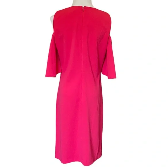 Pink Chaps Cold Shoulder Dress - Size 10 - Picture 2 of 4